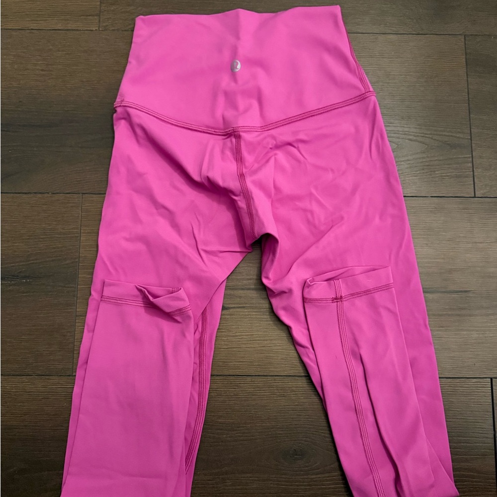 Lululemon Pow Pink Tone Align 25in Size 2 Leggings